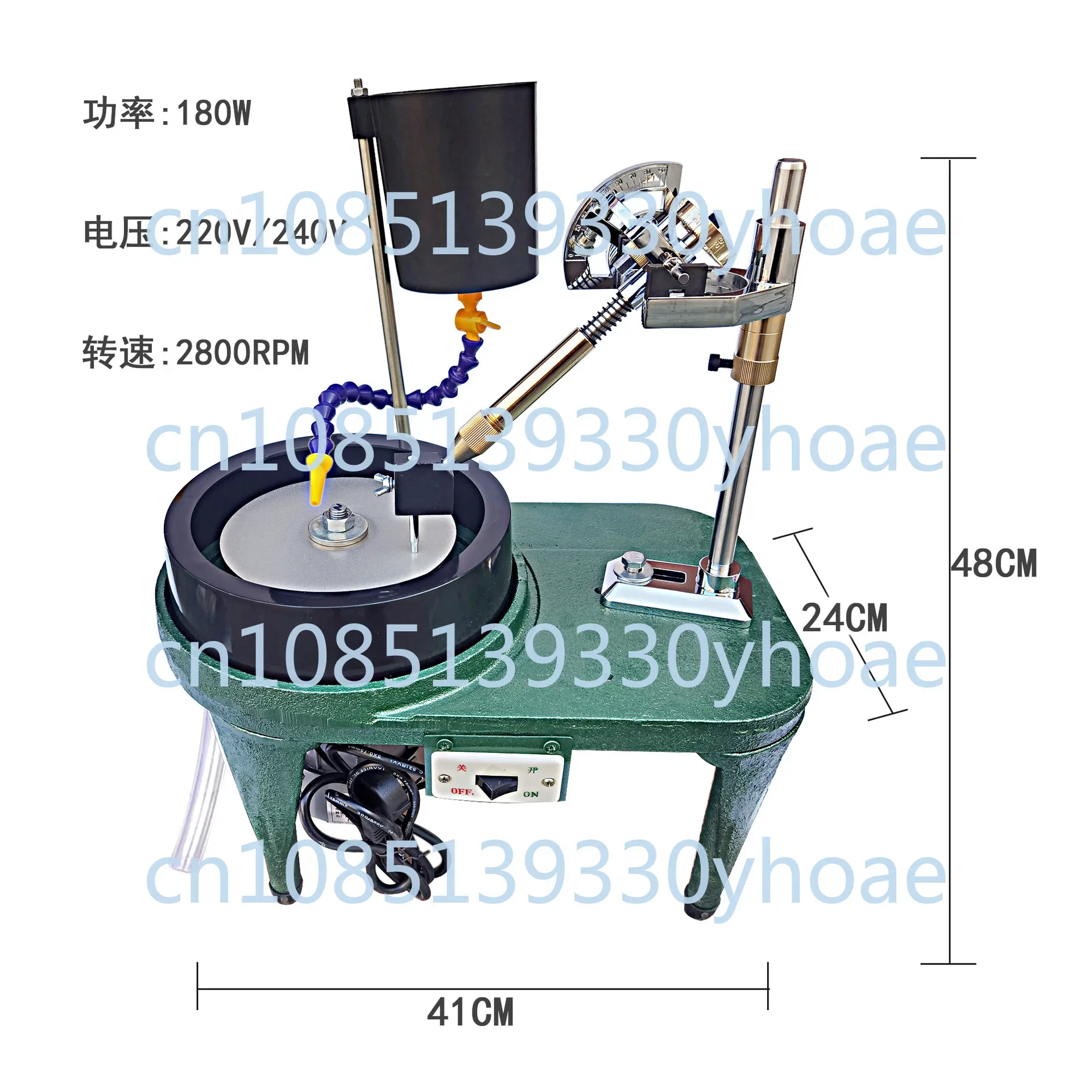 Gem Processing and Polishing Angle Machine Interface Cutting Surface Flat-Grinding Facet Mechanical Sharpedge Grinding Machine