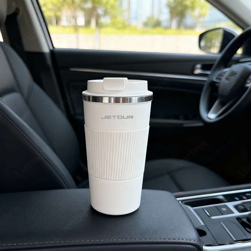 

Защита от разливов, термоавтомобильная чашка для воды, удобная ручка из нержавеющей стали для Chery Jetour X70SM X90 X95 DASHING i-DM T2 T3 X70 ​ Дорожная кружка