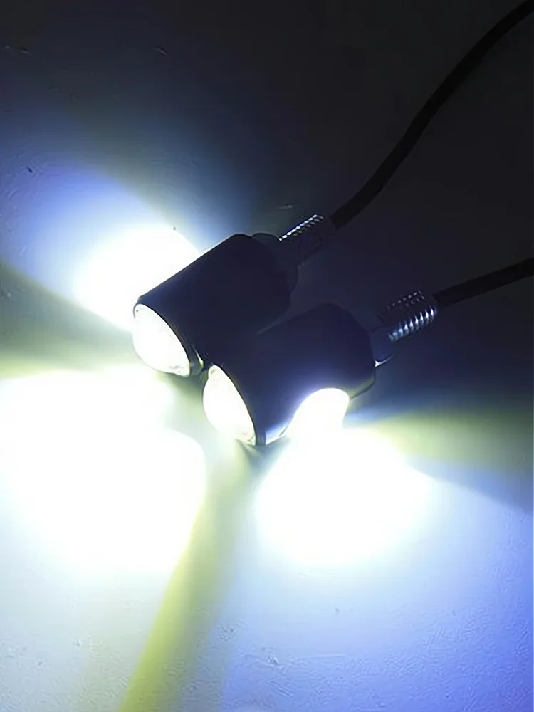 Signal LED automatique pour moto, indicateur de feu antibrouillard DRL, plaque de planificateur de voiture, 2,2 de queue, feu arrière, frein, clignotant latéral, documents multiples, 1 PC, 2 PC