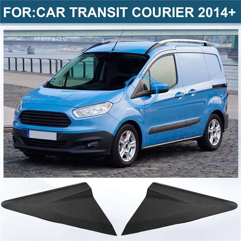 M50K-Car Side Mirror Corner Triangle Garnish Cover Panel Window Triangle Plate For Ford Transit Tourneo Courier 2014+