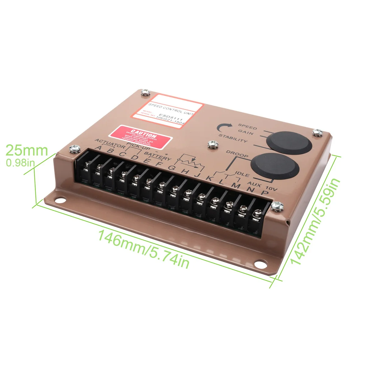 엔진 모터 속도 조절기, ESD5111 발전기 조정 컨트롤러, 전원 공급 장치, AC 발전기 부품, 12V, 24V