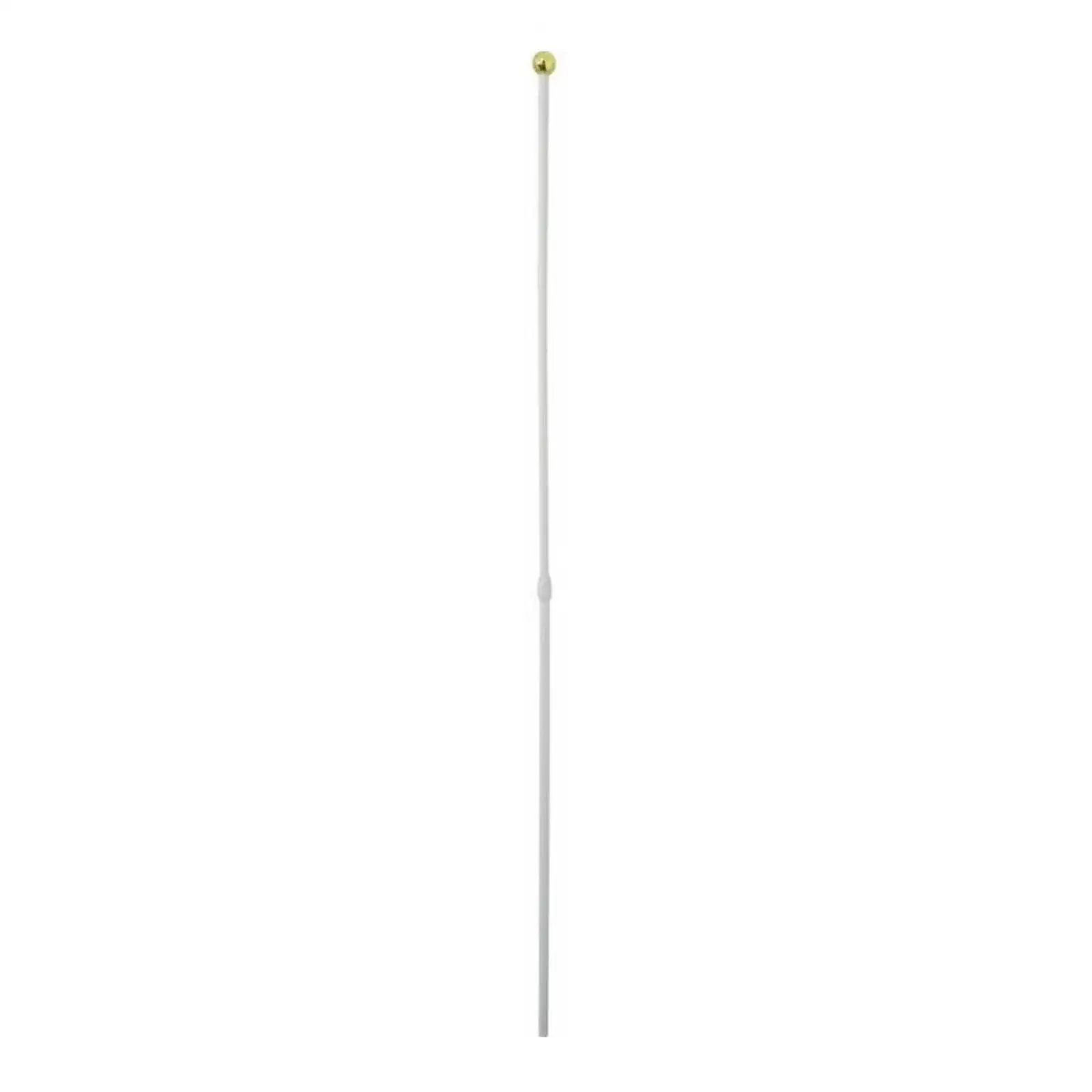Portable Extendable Flagpole 2M Telescopic Stick for Travel Durable Plastic Holder Secure Twist Lock for Parade Use