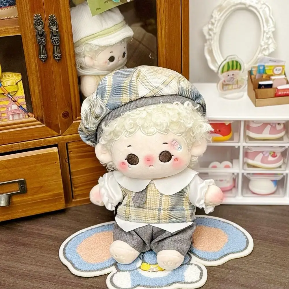 Dress-up 20CM Doll Clothes Handsome Suit Shirt Trousers Cotton Doll Outfit Mini Clothes Daily Wear Plush Doll Clothe Idol Doll