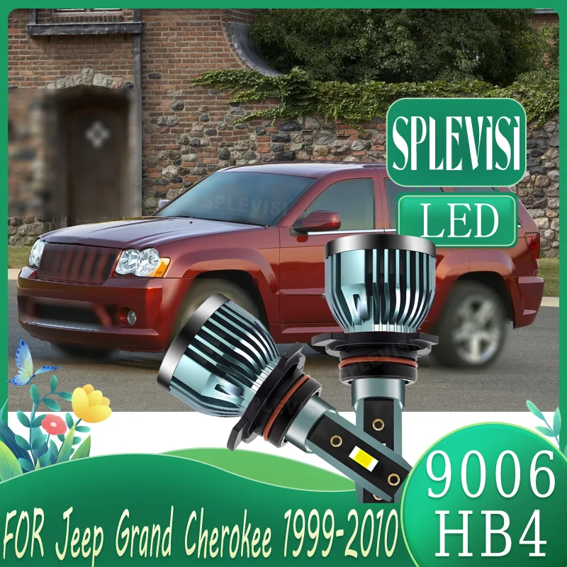 

Waterproof Plug and Play 9006 Headlight LED Low Beam Lights For Jeep Grand Cherokee 1999 2000 2001 2002 2003 2004 2005 2006-2010