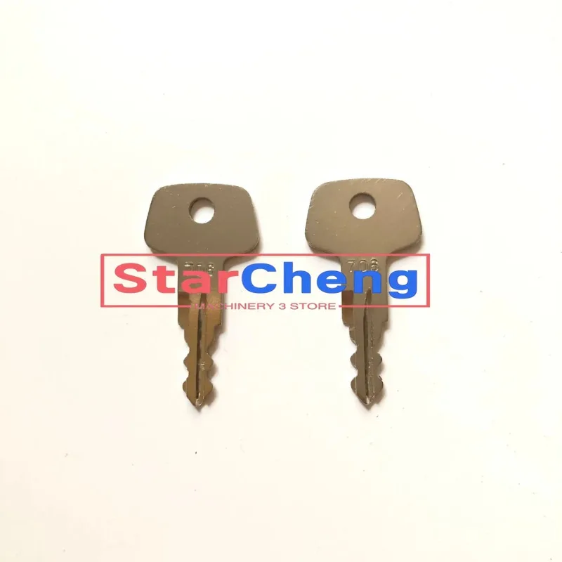 

for Fuel Cap Car Parts Accessories Автозапчасти 2PC 706 Ignition Key For Liebherr Excavator Fuel Cap Fuel Cap Key Designed