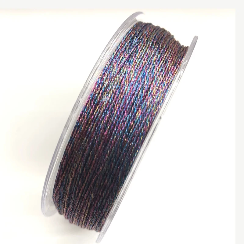 1mm Colorful Nylon Line Thread Chinese Knot Macrame Cord Bracelet Braided String DIY Tassels Beading 10m/roll Wholesale