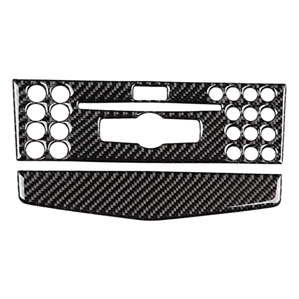 Center Console Navegação Ar Condicionado Tampa Do Painel, Guarnição De Controle De CD para Mercedes-Benz W204 2007-2010