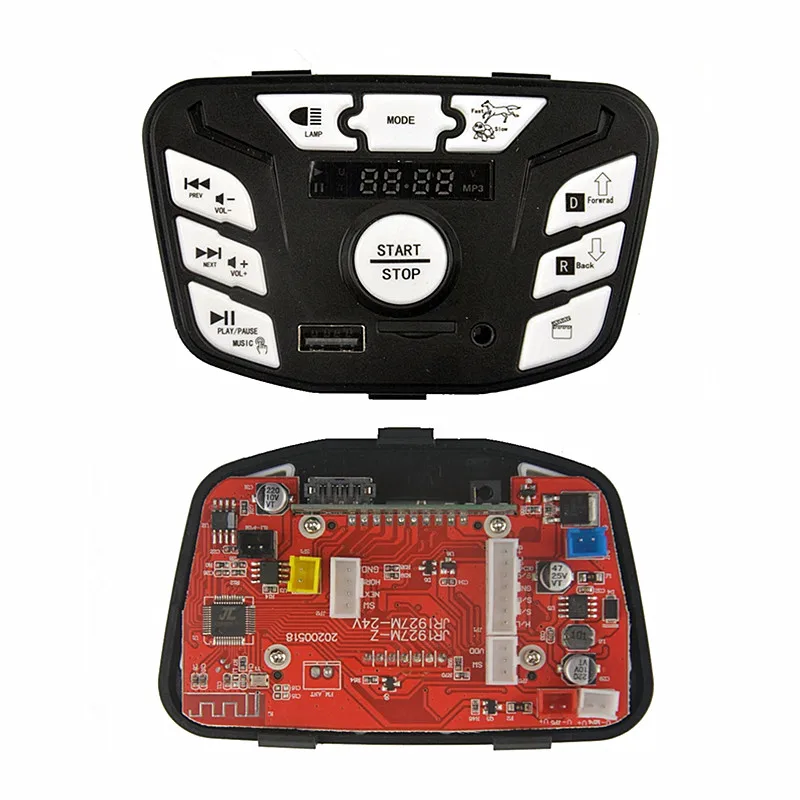 어린이 전기 자동차 JR1927M 중앙 제어 음악 플레이어, 24V 전원 공급 장치 시작 제어판