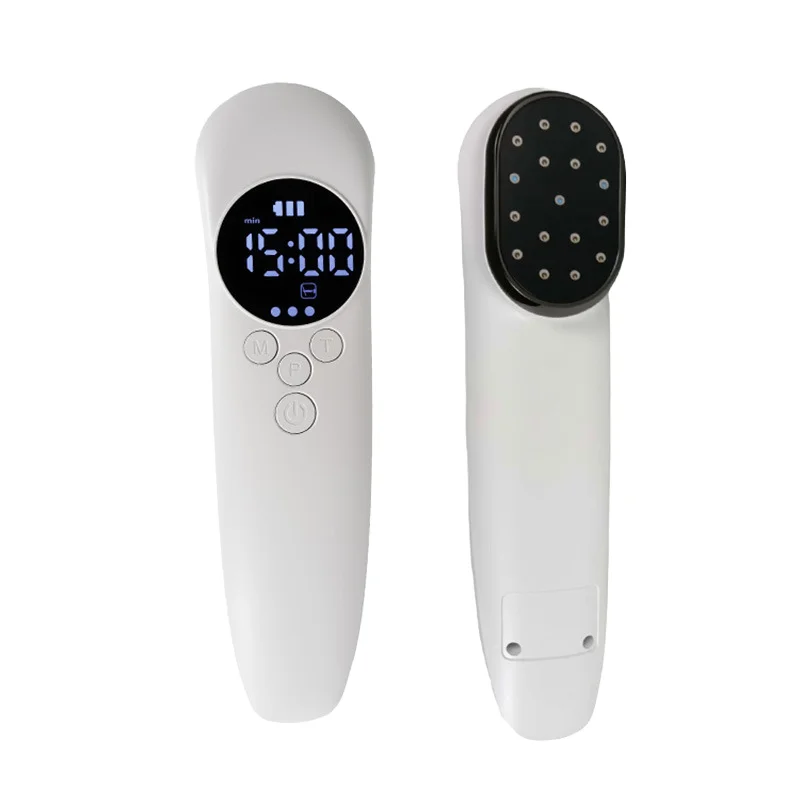 JKG Portable Handheld Body Massager Infrared Physiotherapy Soothing Daily Household Care Product with Built-In Battery