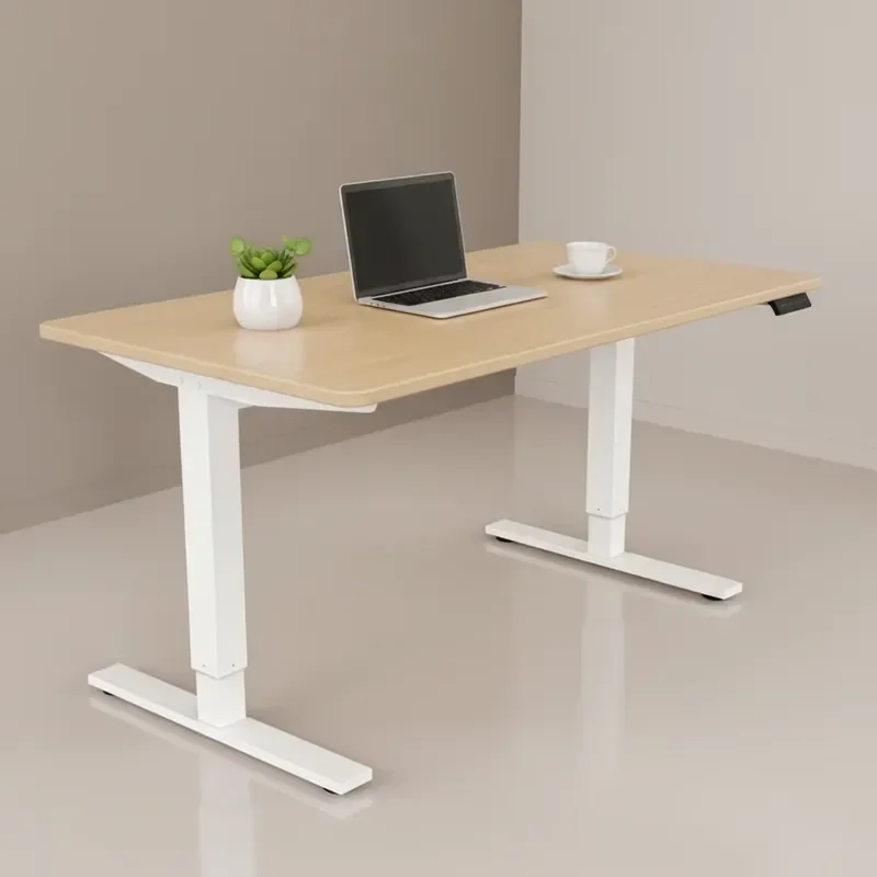 Electric Standing Desk Dual Motor Height Adjustable Sit Stand Desk Ergonomic Computer Workstation Frame Office Furniture
