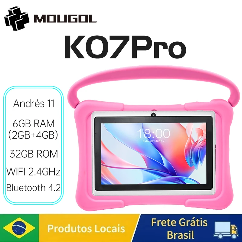 مراجعة شاملة لجهاز MOUGOL K07Pro بلوحة تحكم بحجم 7 بوصة – مثالي للأطفال والتعلم الذكي
