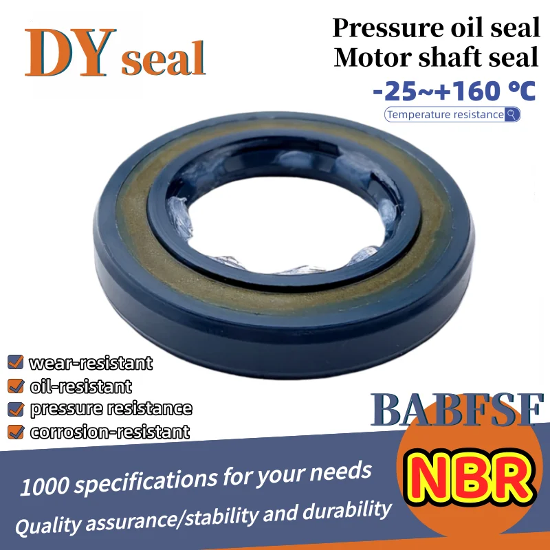 NBR 20*35*5.3/4.1mm Truck Supplies High-Pressure Oil Seal Rubber Engineering Machinery Seal