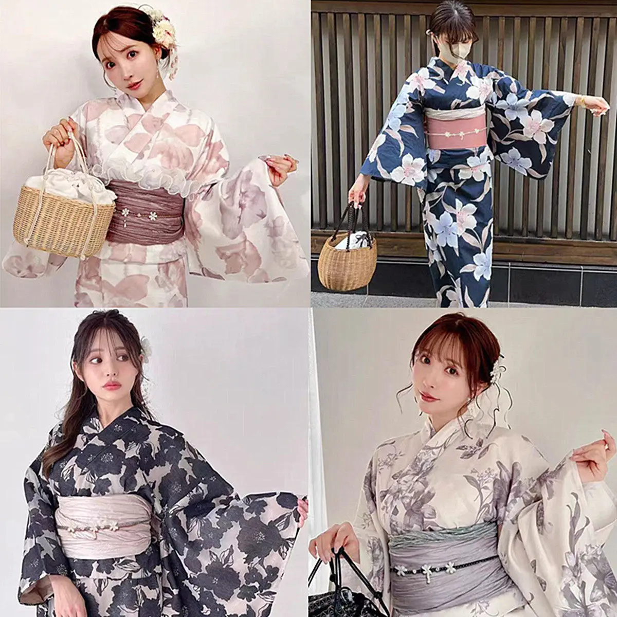Handmade Obi Sash Multi-Color Kimono Waist Belt Rope Youth Women's Traditional Japanese Clothing Accessory Yukata Small Item