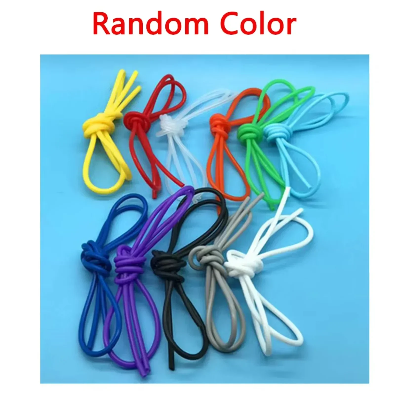 4mm OD 2mm ID Pneumatic Hose for Legoeds Technical 42043 42009 Truck MOC PF Technical Building Bricks Accessories (Random Color)
