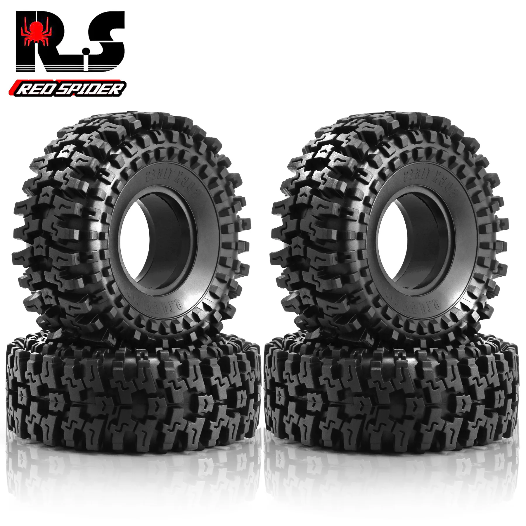 

4 шины 1/10RC для 1,9-дюймового альпинистского автомобиля TRX4 Easy Control RGT Ruitai SCX10 Wrangler Axial SCX10 90046 AXI03007 TRX4 Redcat Gen8