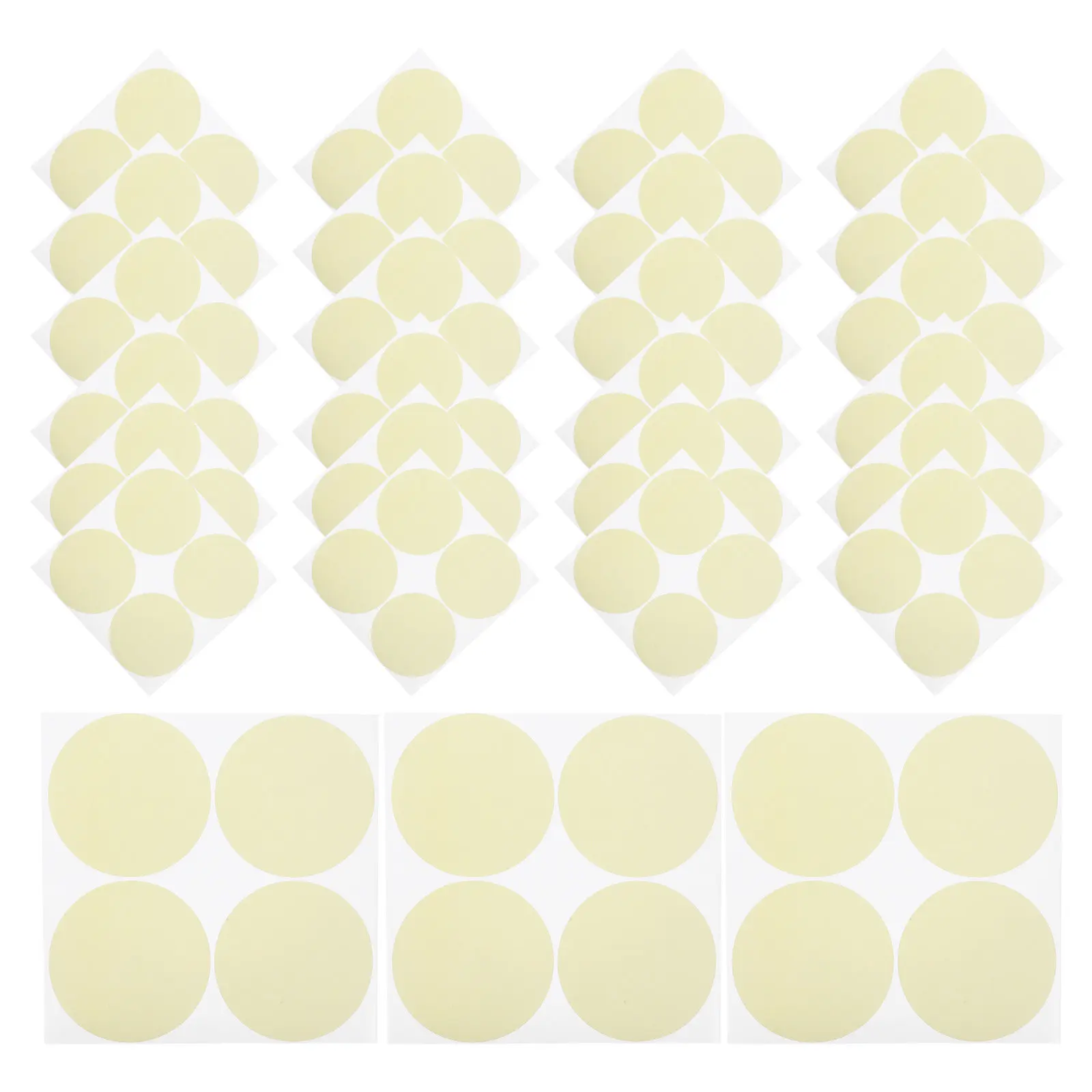 200Pcs Removable Round Stickers Blank Smooth Surface Strong Adhesion Large Visible Dots for Home Office School Spice Cabinet