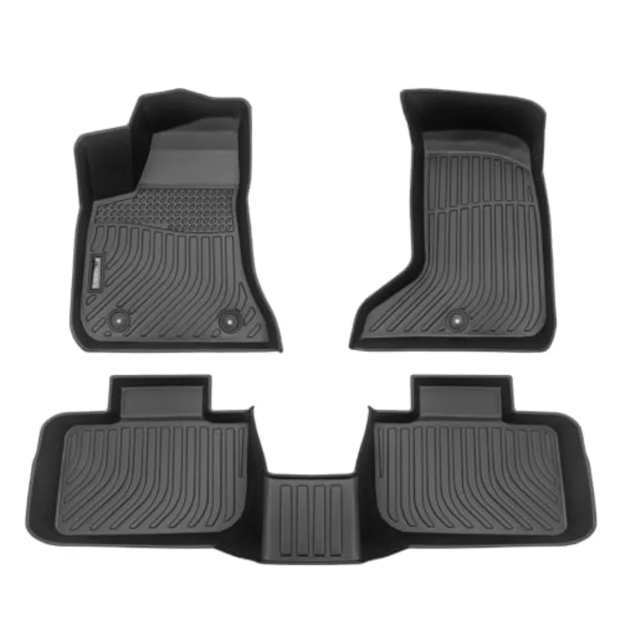 

3D TPE Floor Mats, Compatible with 2011-2023 Dodge Charger AWD and Chrysler 300 AWD, All Weather Waterproof Anti-Slip Liners, F