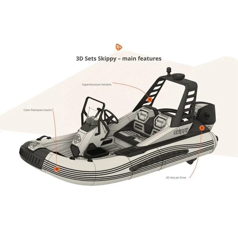 RC Jet Boat Modelo Kit, Modelo de Barco de Alta Velocidade, Brinquedo De Controle Remoto DIY, Racing Ship Assembly Kit, Modelo Elétrico, Presente