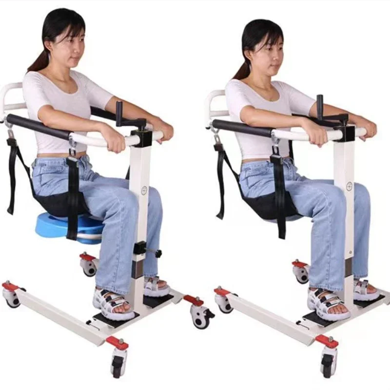 For Manual Lift Shift Machine Home Bed-Ridden Lifting Elderly Disabled Paralyzed Patient Wheelchair Portable Transfer Lifter