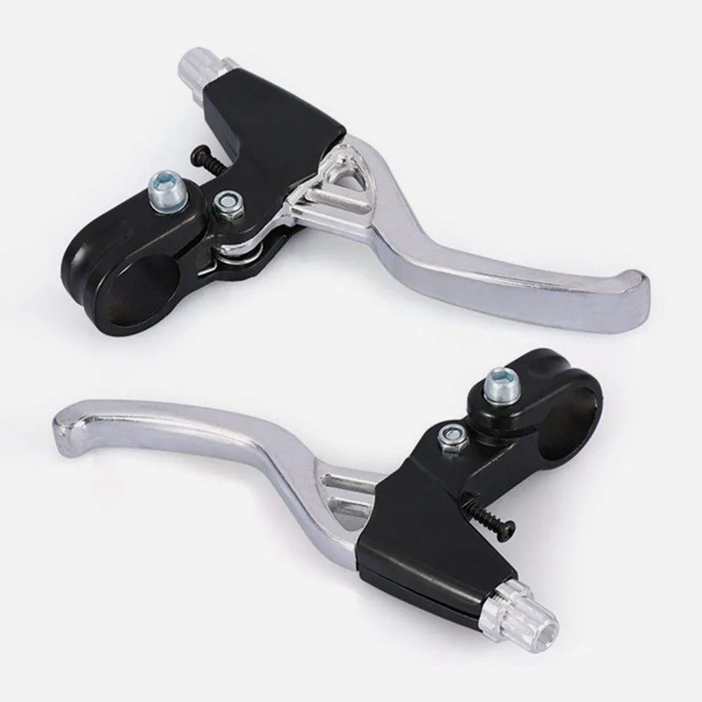 

1Pair Aluminum Alloy Mountain Bike Brake Levers Replacement Bike Braking Handles Aluminum Brake Levers Braking Lever