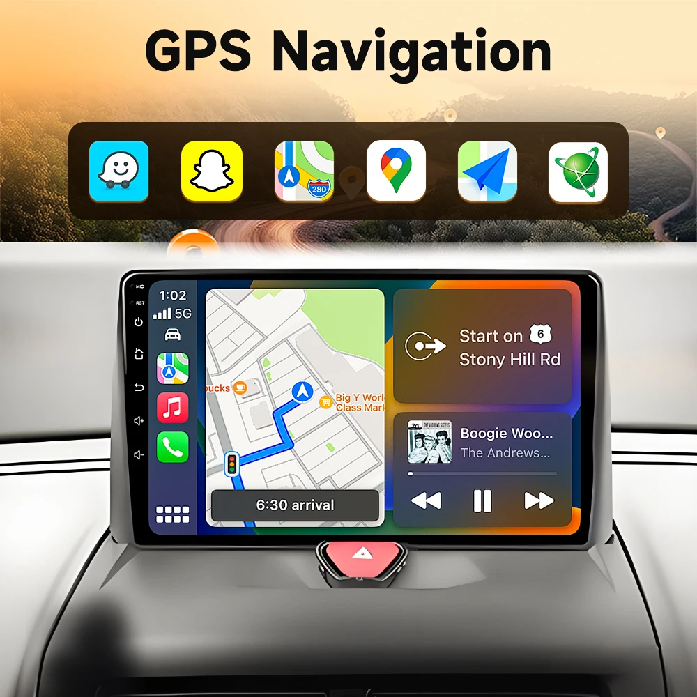 Android 16 Auto Car Radio Carplay For Peugeot Expert 2 For Citroen Jumpy For Fiat Scudo For Toyota Proace 2007-2017 Navigation - view 3