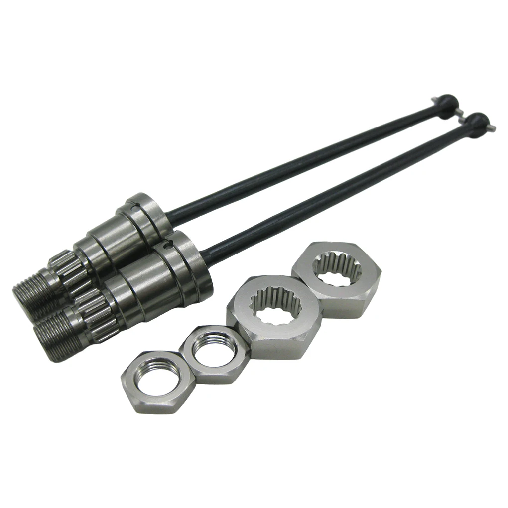 

Универсальный приводной шарнир из алюминиевого сплава 1/5 с шлицевым соединением для радиоуправляемых моделей XMAXX, запчасти и аксессуары для радиоуправляемых машин, сменные детали