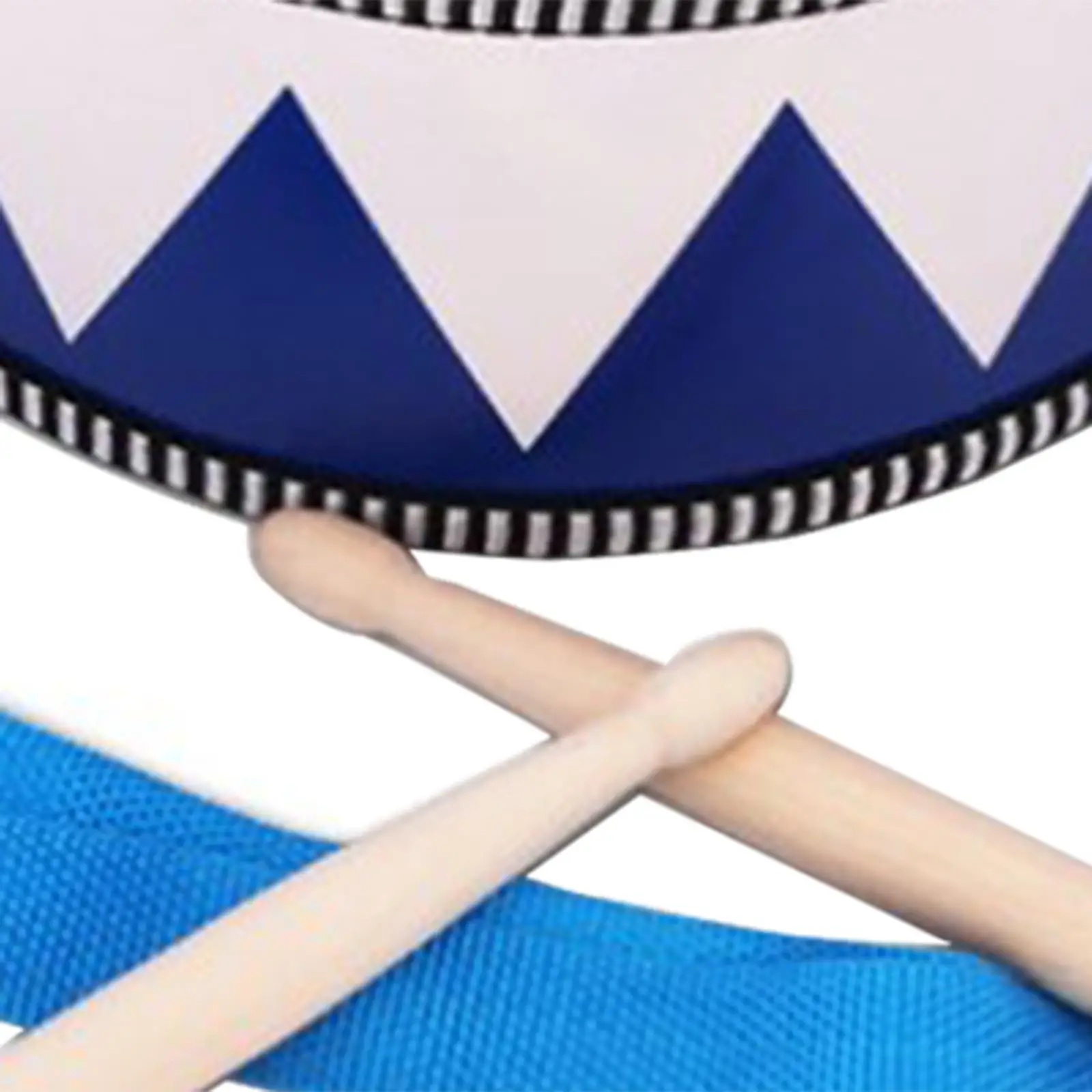 Hand Drum Musical Instrument Lightweight Gifts with Drumstick Multipurpose for Kindergarten Dance Group