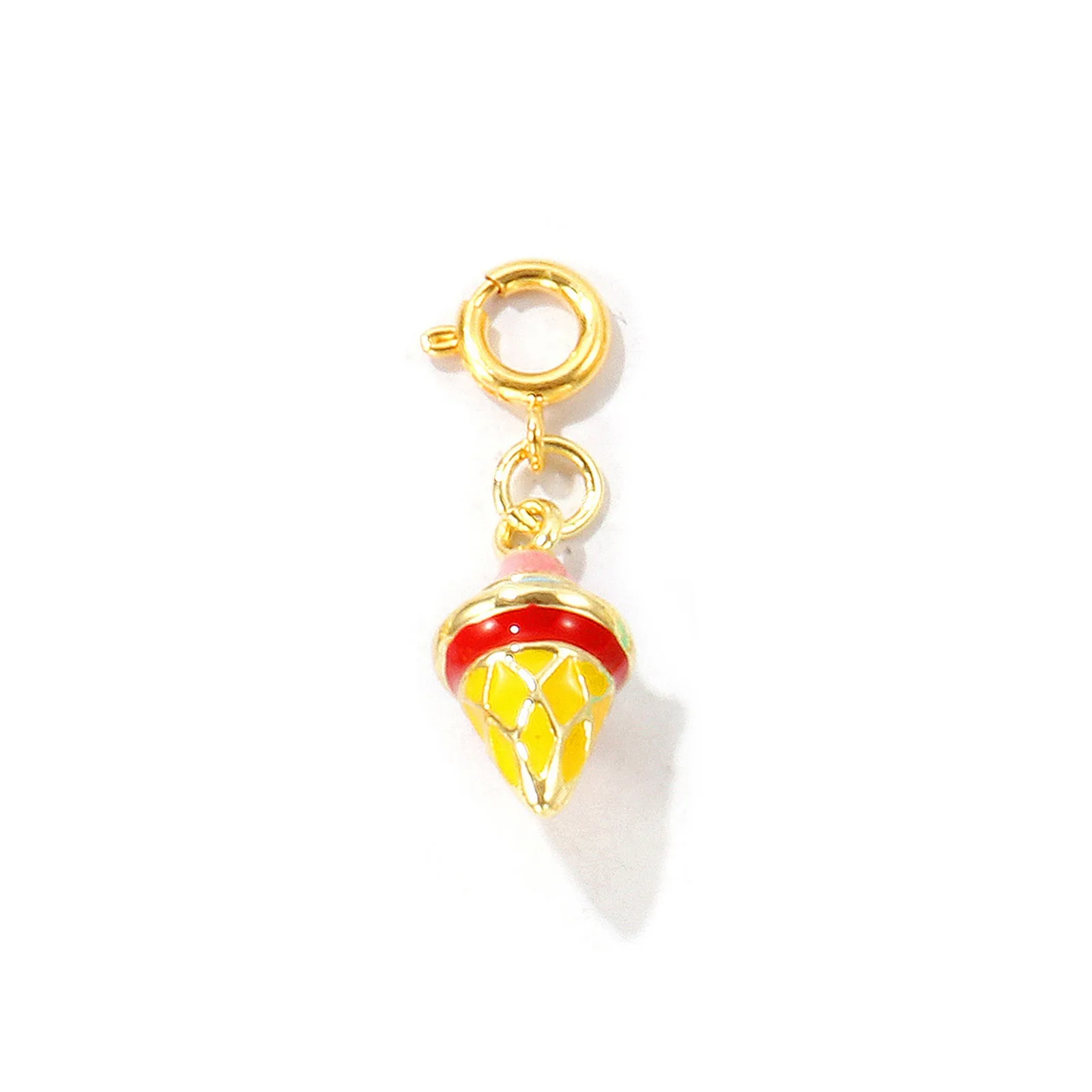 1 Stück Messing-Anhänger 18K Vergoldet mit Federringverschluss Bikini-Deko Fisch Seestern Sonne Anhänger DIY Halskette für Damen Schmuck – Detail 8