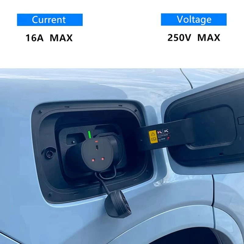 V2L Discharger For Type2 EU Plug Car Discharge EV Cable Adapter For BYD Discharge V2L Vehicle To Load IEC62196