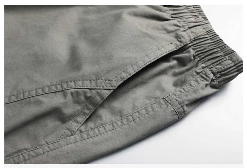 Plus Größe männer Cargo Hosen Casual Lose Multi Tasche Hohe Qualität Baumwolle Hosen Lange Hosen Herren Jogger Hosen 5XL 6XL – Detail 12