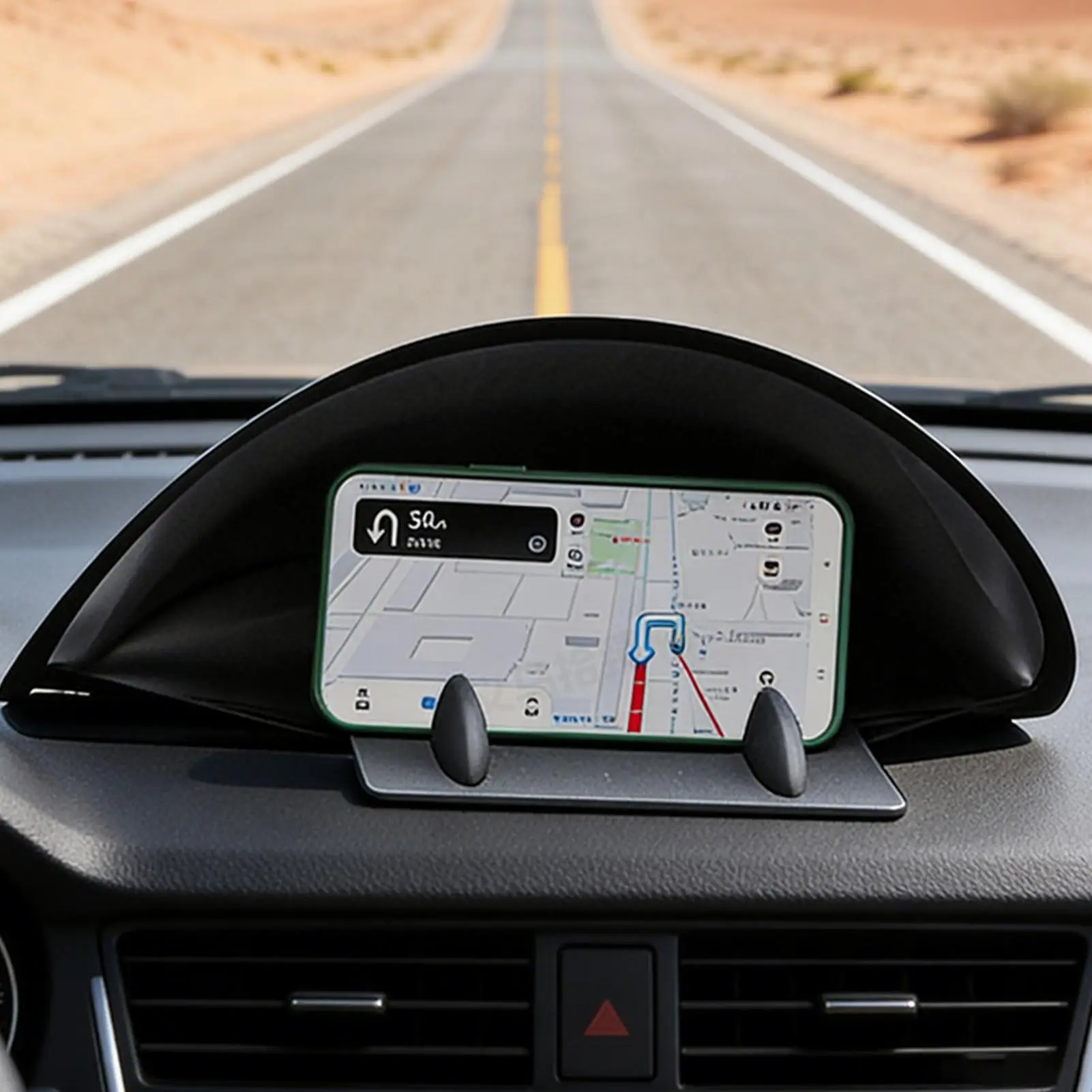 Car Phone Sunshade Folding Anti-Glare Heat Resistant Shield Car Phone Sun Shield for Automotive SUV Dashboard Driving Navigation