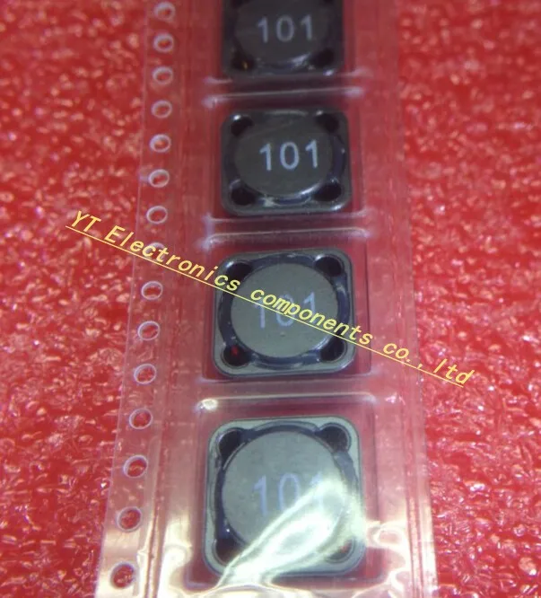 

100pcs/lot Shielded Inductor SMD Power Inductors cd127 100uh 101marking 12*12*7MM Best quality