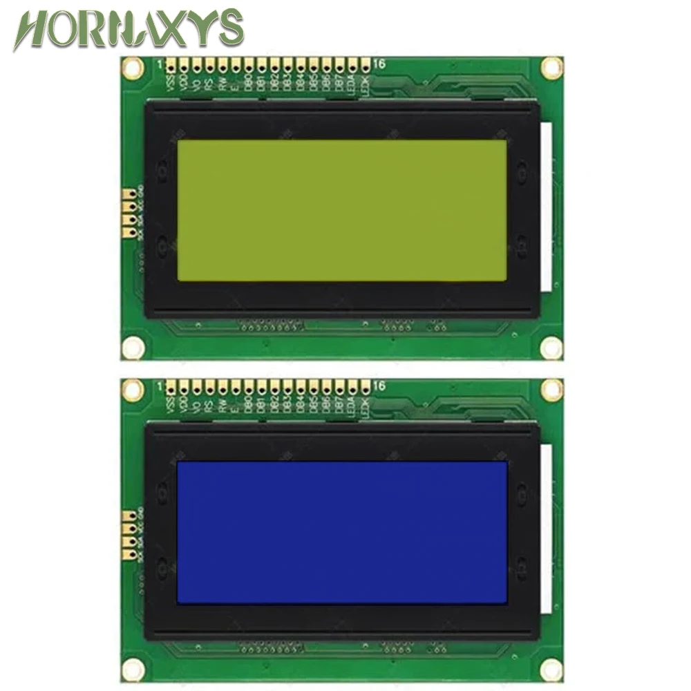 1604A LCD DC 5V Blue Blacklight 16*4 16x4 Character LCD1604 Digital LCD 1604 Screen Display Module Board for Arduino