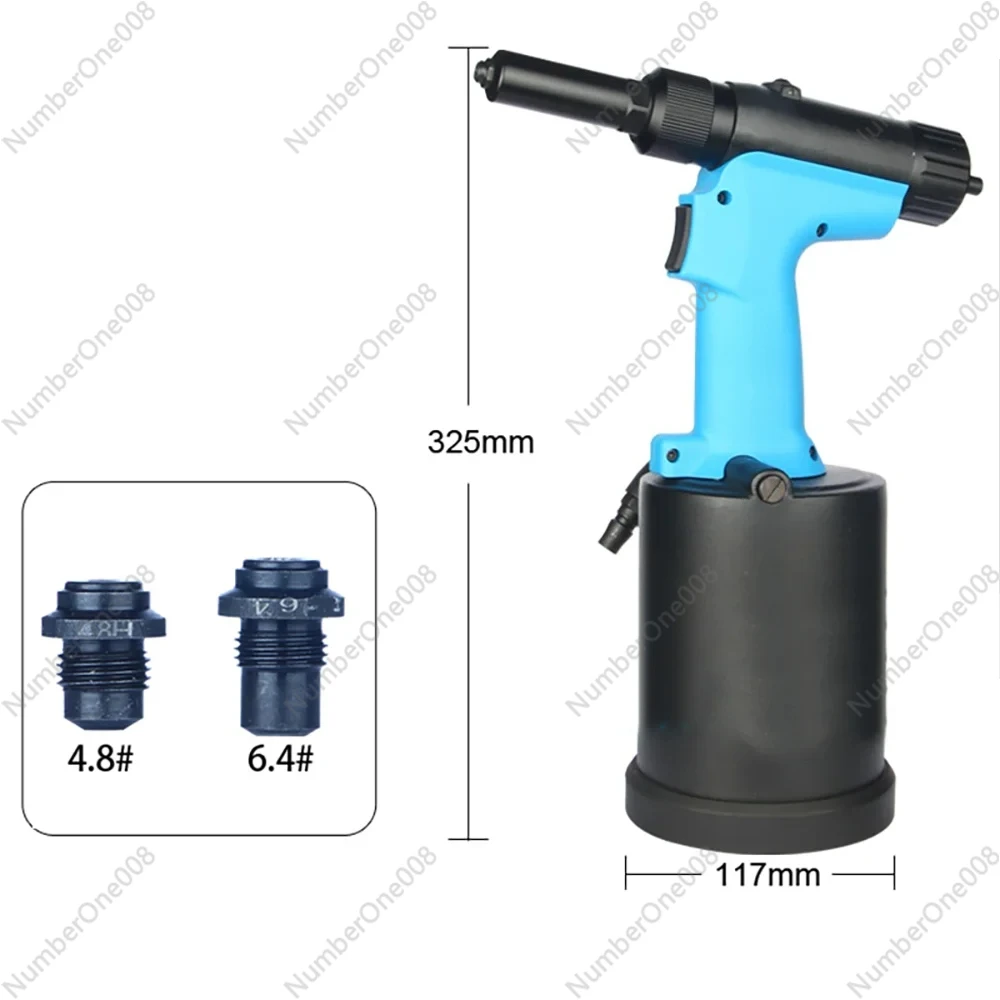 التثبيت الهوائية برشام بندقية سيارة العارضة 6.4 مللي متر الحصين مسمار فانوس مسمار الرسم مسمار آلة التثبيت الفولاذ المقاوم للصدأ