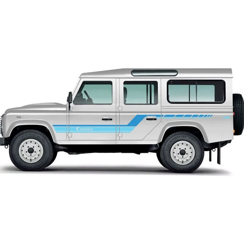 ملصق سيارة لاند روفر ديفيندر 110 1984-1986 تعديل مظهر الجسم موضة رياضية ملصق حائط من الفينيل ملحقات الفيلم