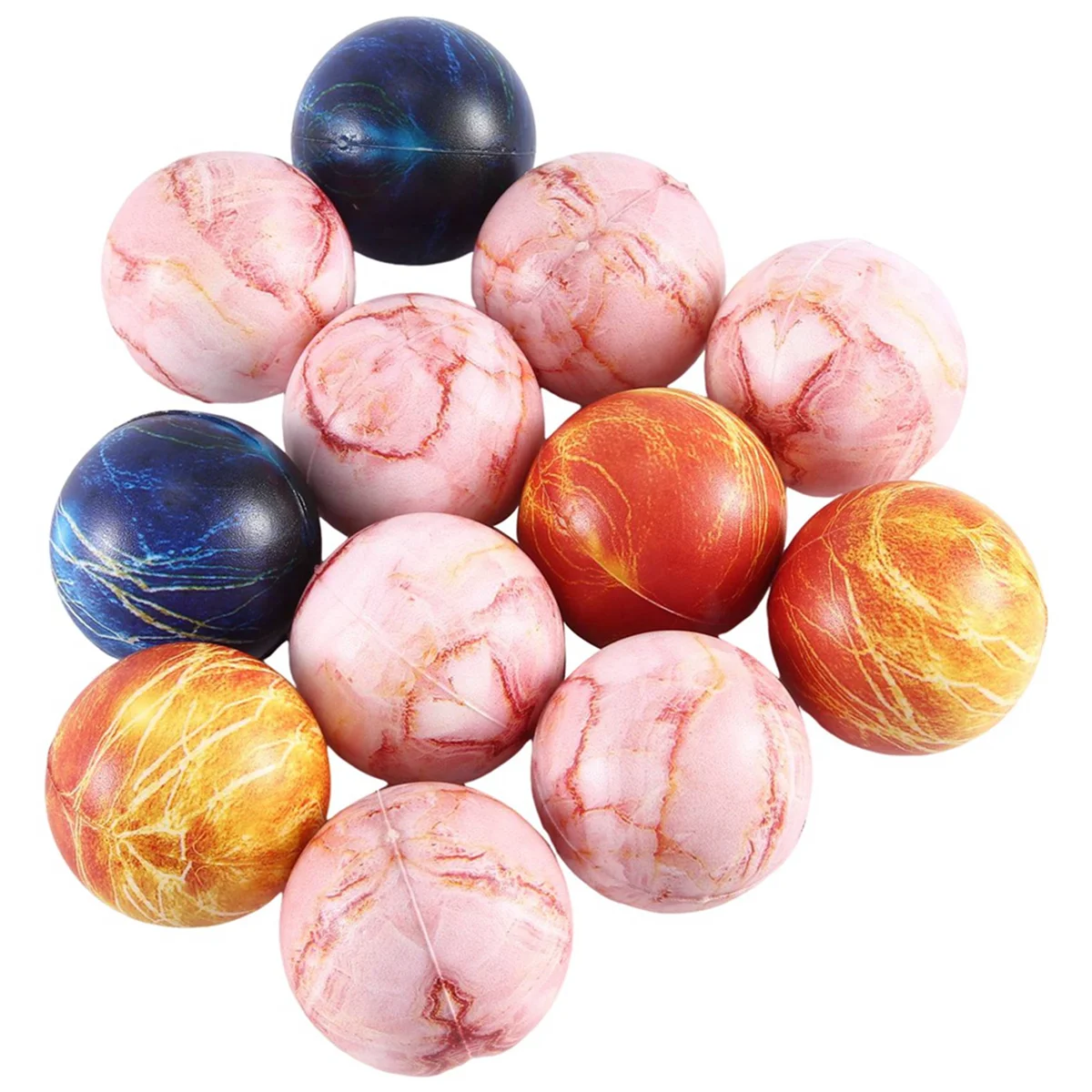 5 cm stressballen Schuimsponsballen Marmeren stuiterballen Ontluchting voor kinderen Stressverlichting
