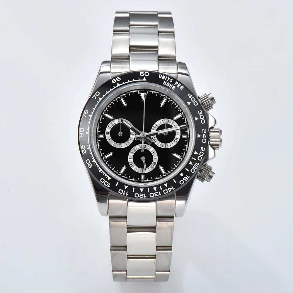 7750 watch customizable watch multifunctional Mechanical timing watch Suitable for ETA 7750 movement Men's luxury watch 4130 - view 4