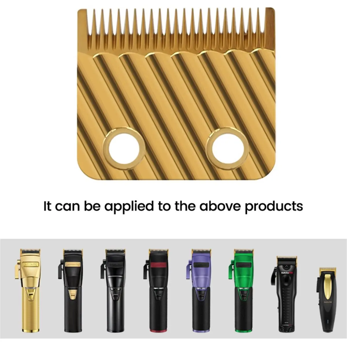 (AD11] FX603G Replacement Blades for Clippers Tri-Blade Replacement Set for FX825, FX673 Clippers & 2-Hole Systems
