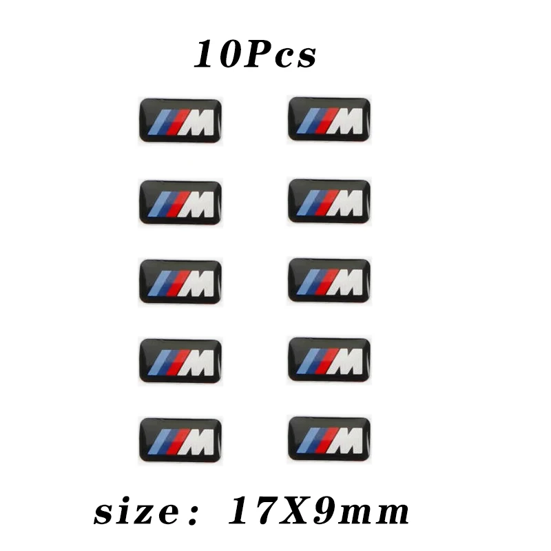 For All BMW E46 E39 E38 E90 E60 E36 F30 F20 X1 X3 X5 M Logo Car Steering Wheel Hub Caps Center Emblem Badge Sticker DIY Sticker