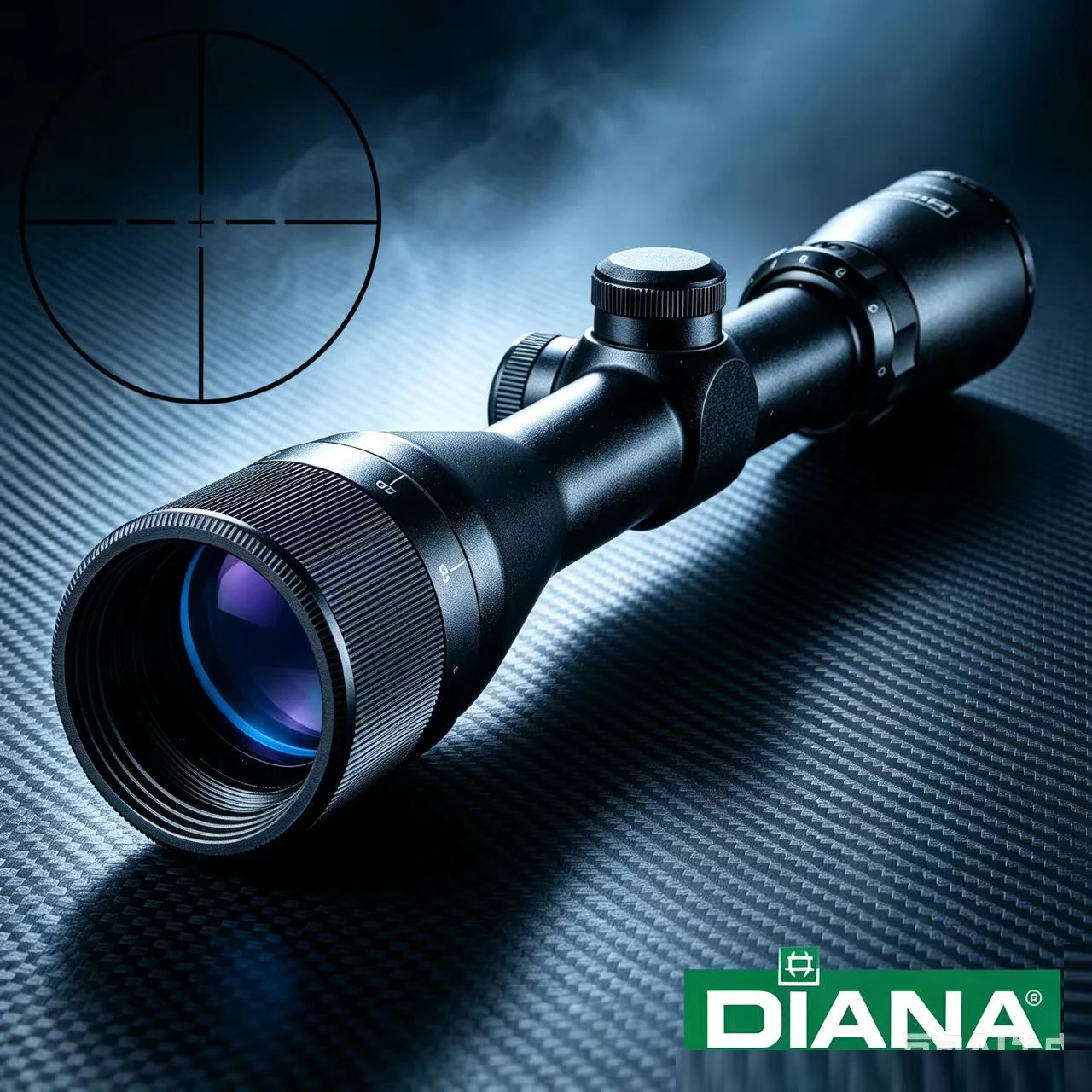 Outdoor hunting telescope 3-9X40 DIANA high-definition impact-resistant sight, metal material, glass plate differentiation