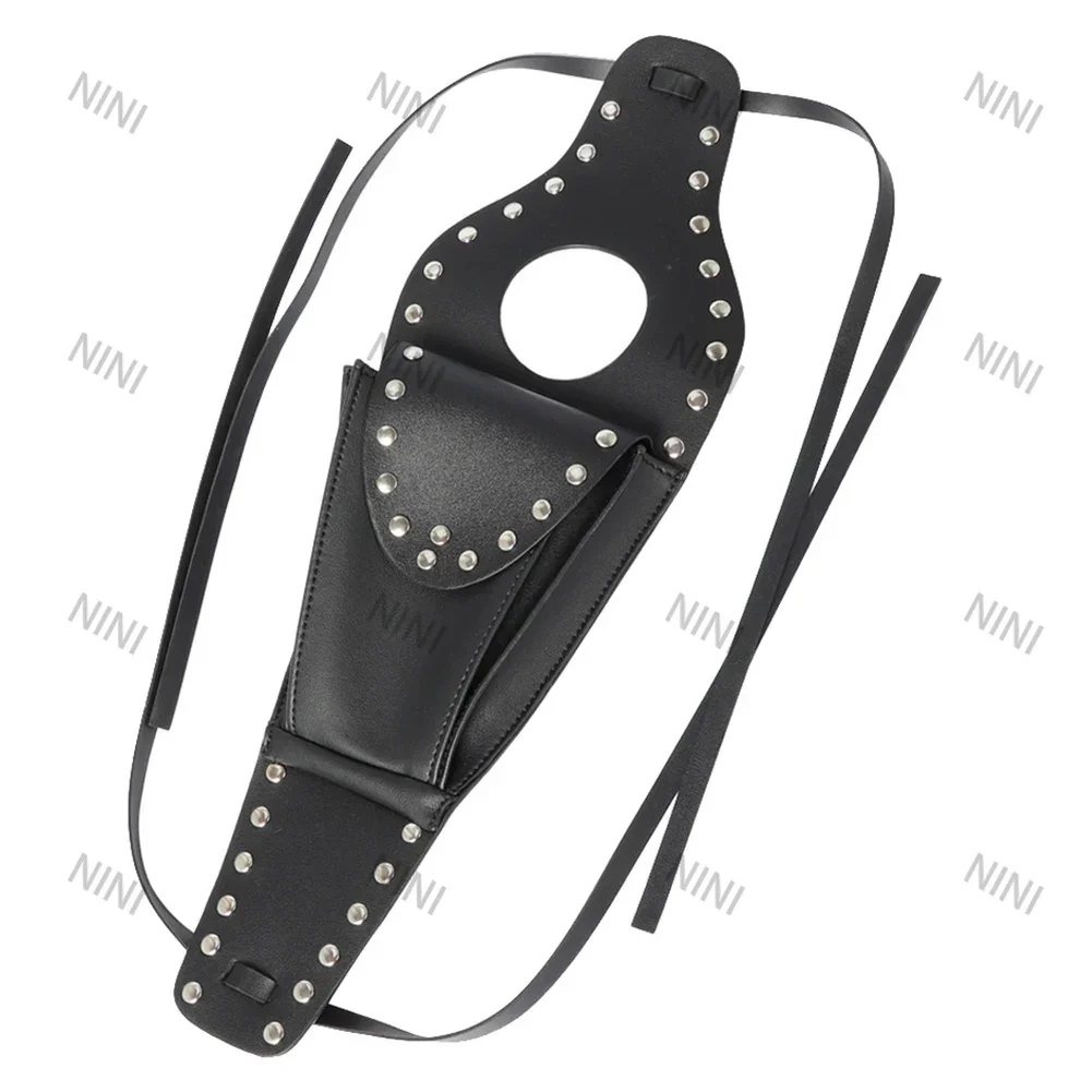 

Motorcycle For Harley Davidson Sportster 883 1200 PU Leather Fuel Gas Tank Cover Black Dash Console Center Pouch Bag