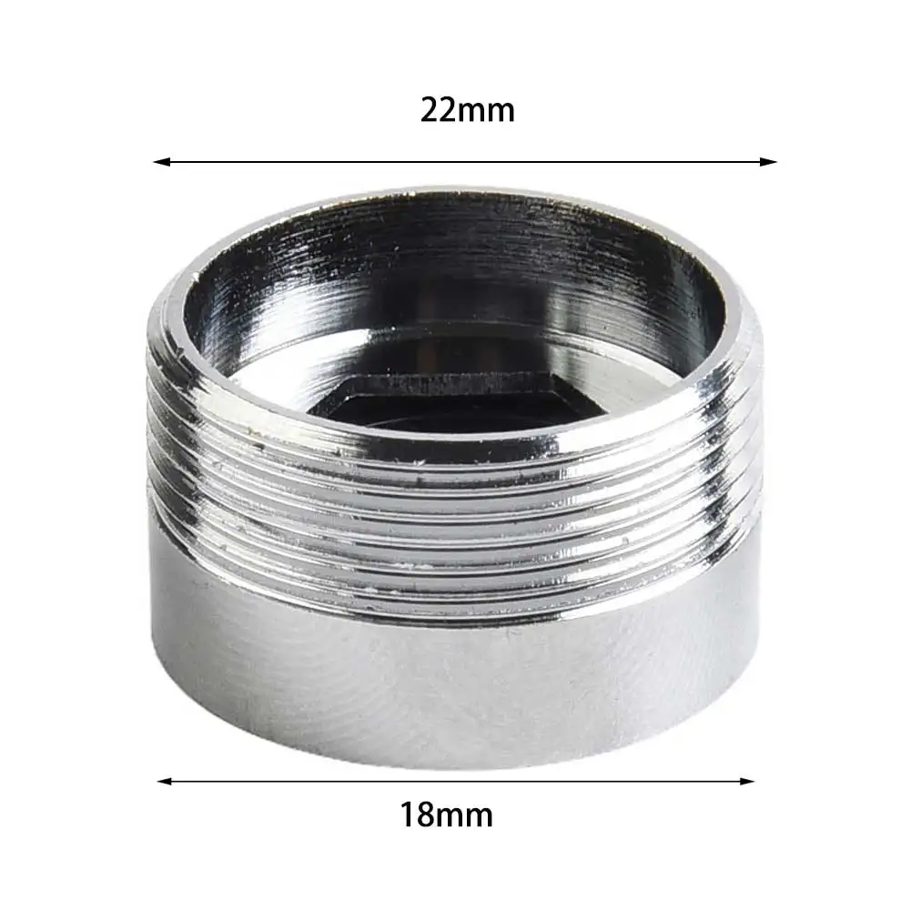 16/18/20mm To 22mm Thread Tap Connector Purifier Accessories Silver Water Tap Adapter Faucet Joints Home Improvement Tool