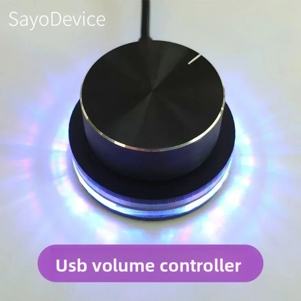 SayoDevice E1 Custom Volume Controller 2.4G Bluetooth Wired Multifunctional Knob Support Short-cut Surface Dial Mini Keyboard