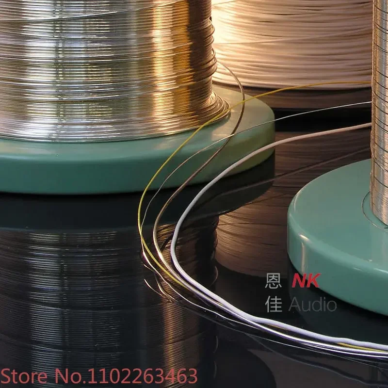 Mundorf mcap gold and silver wire pure gold and silver alloy wire 1mm with insulating skin yellow