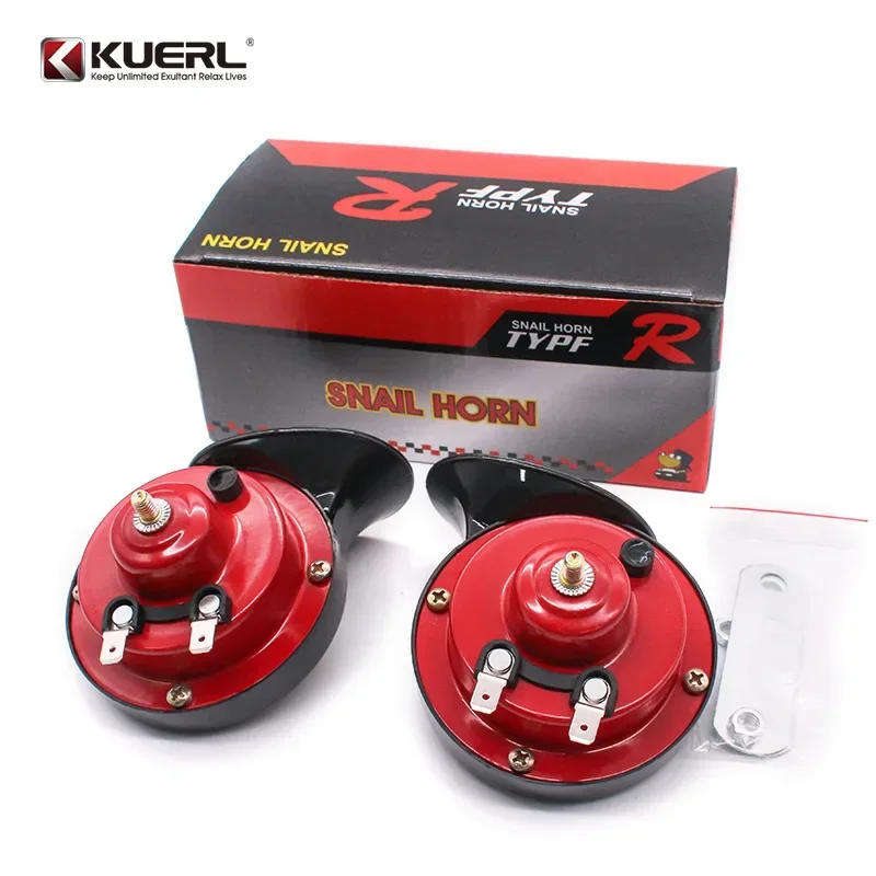 24 v Super loud waterproof horn high low pitch horn refitted to truck universal automobile snail horn