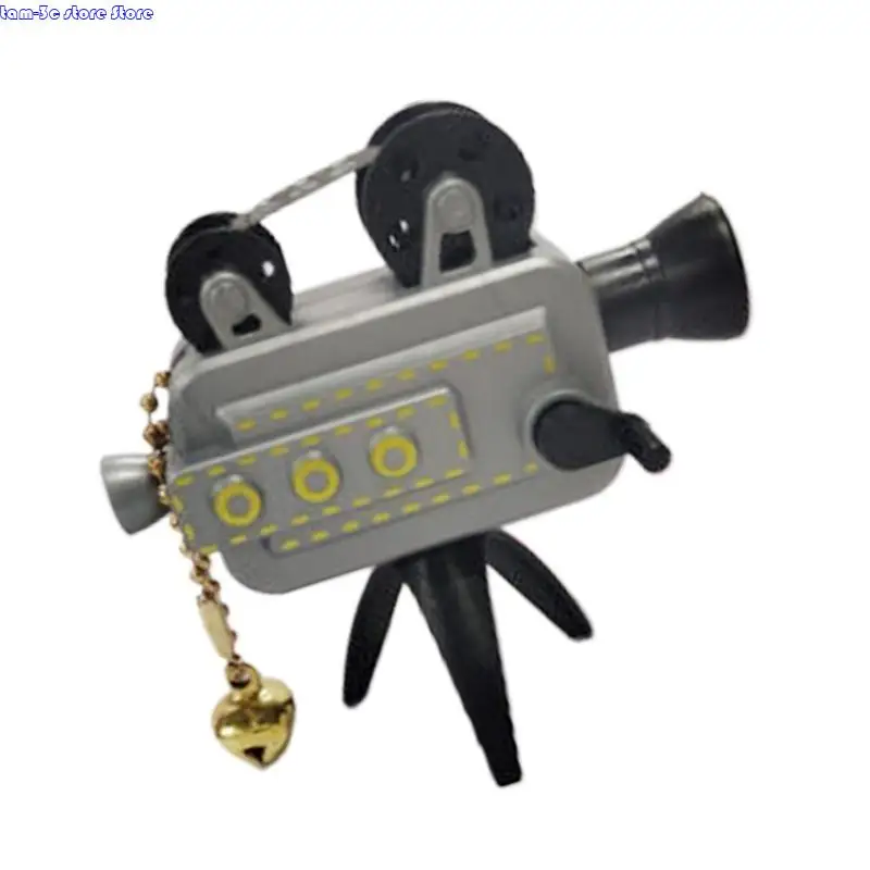 

D0UA Vintage Miniature Retro Film Projectors Keyring Featuring 24 Images Projection and Portable Design