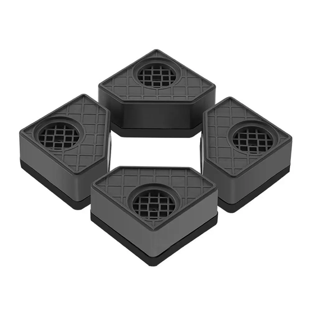 4PCS Home Table Chair Stabilizer Sofa Cabinet Washer Feet Pads Dryer Support Washing Machine Heightening Pad
