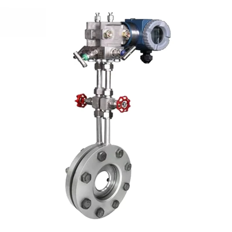 Digital Orifice Plate Flow Meter for Corrosive Liquids Water Oil Compressed Air & Cryogenic Applications High-Viscosity Fluids