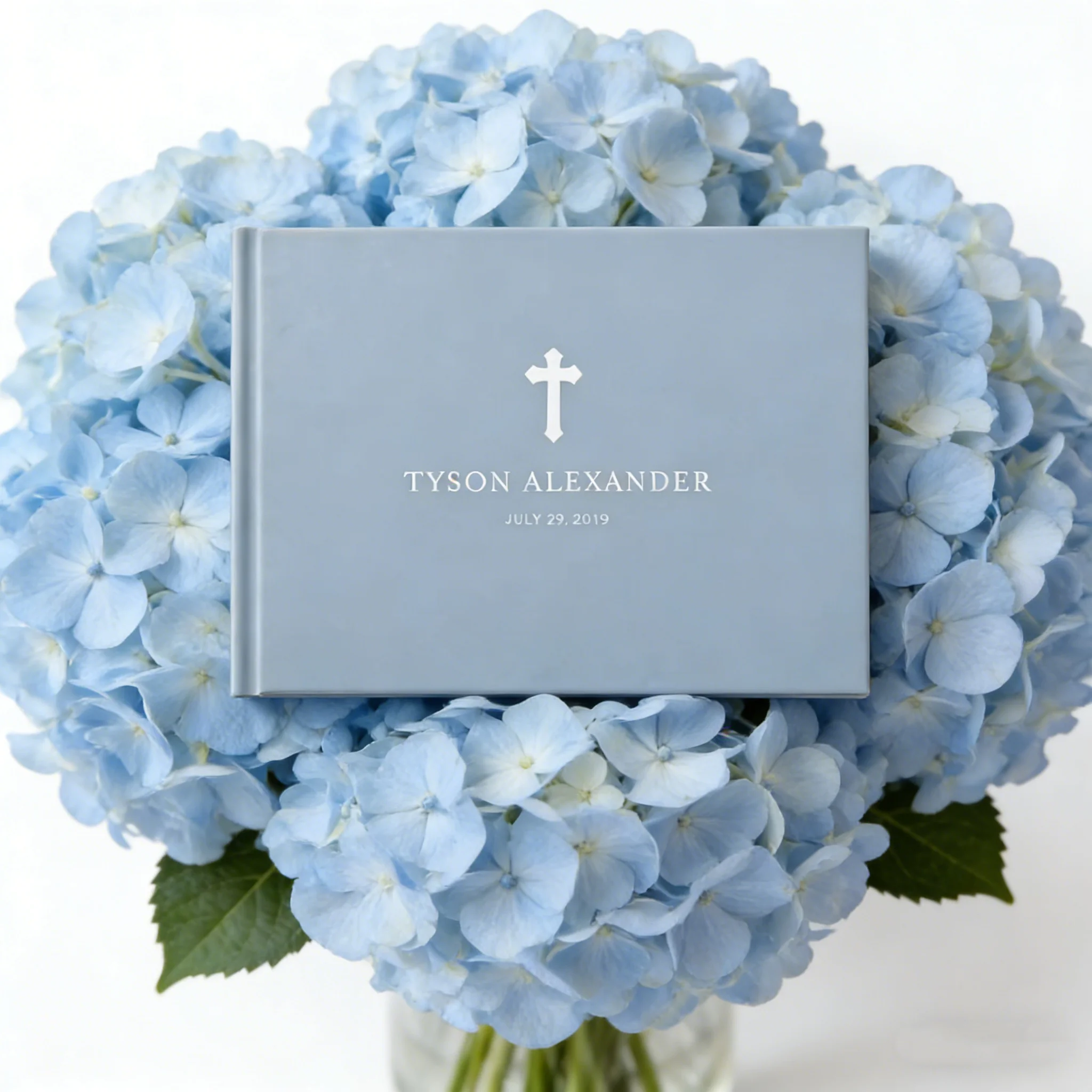 

Персонализированная книга для гостей на крестины, причастие или крестину | Индивидуальная твердая обложка с возможностью нанесения золотой фольги и выбора нескольких цветов