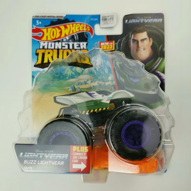 Hot Wheels-Modèles de voitures en alliage moulé sous pression, Buzz, Year, Tiger, Bone Shaker, Mega, Wrex, Jurassic, FYJ44, Monster Trucks, Renforcement, 1:64, 2022